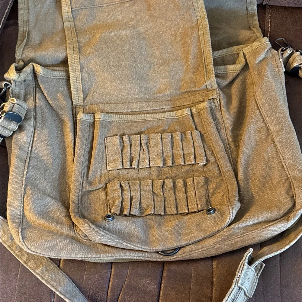 Rothco Brown Canvas Messenger Bag 